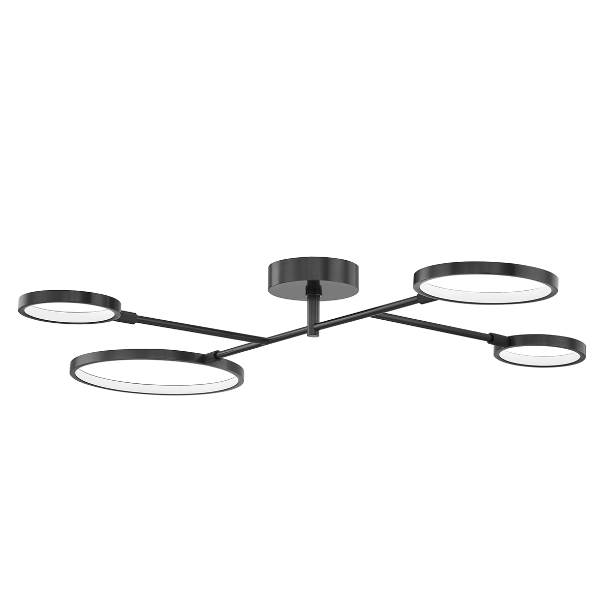 Saturn 4 Light Led Flush Mount-Hudson Valley-HVL-4104-OB-Flush MountsOld Bronze-2-France and Son