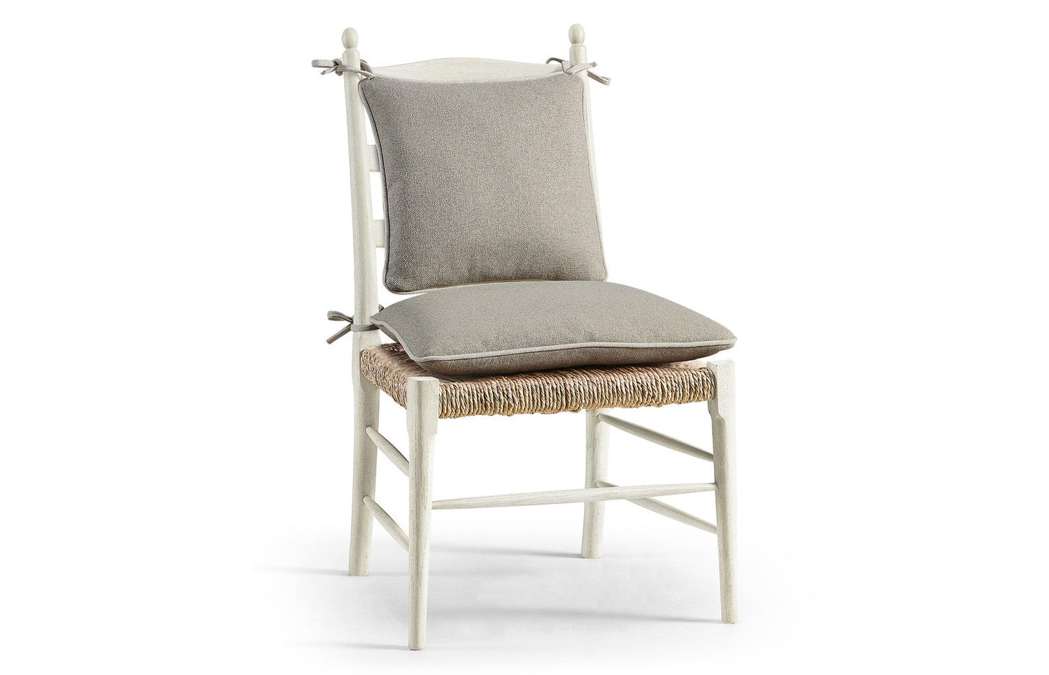 Doppler Ladder Back Side Chair-Jonathan Charles-JCHARLES-003-2-100-CHK-Dining ChairsChalk White-13-France and Son