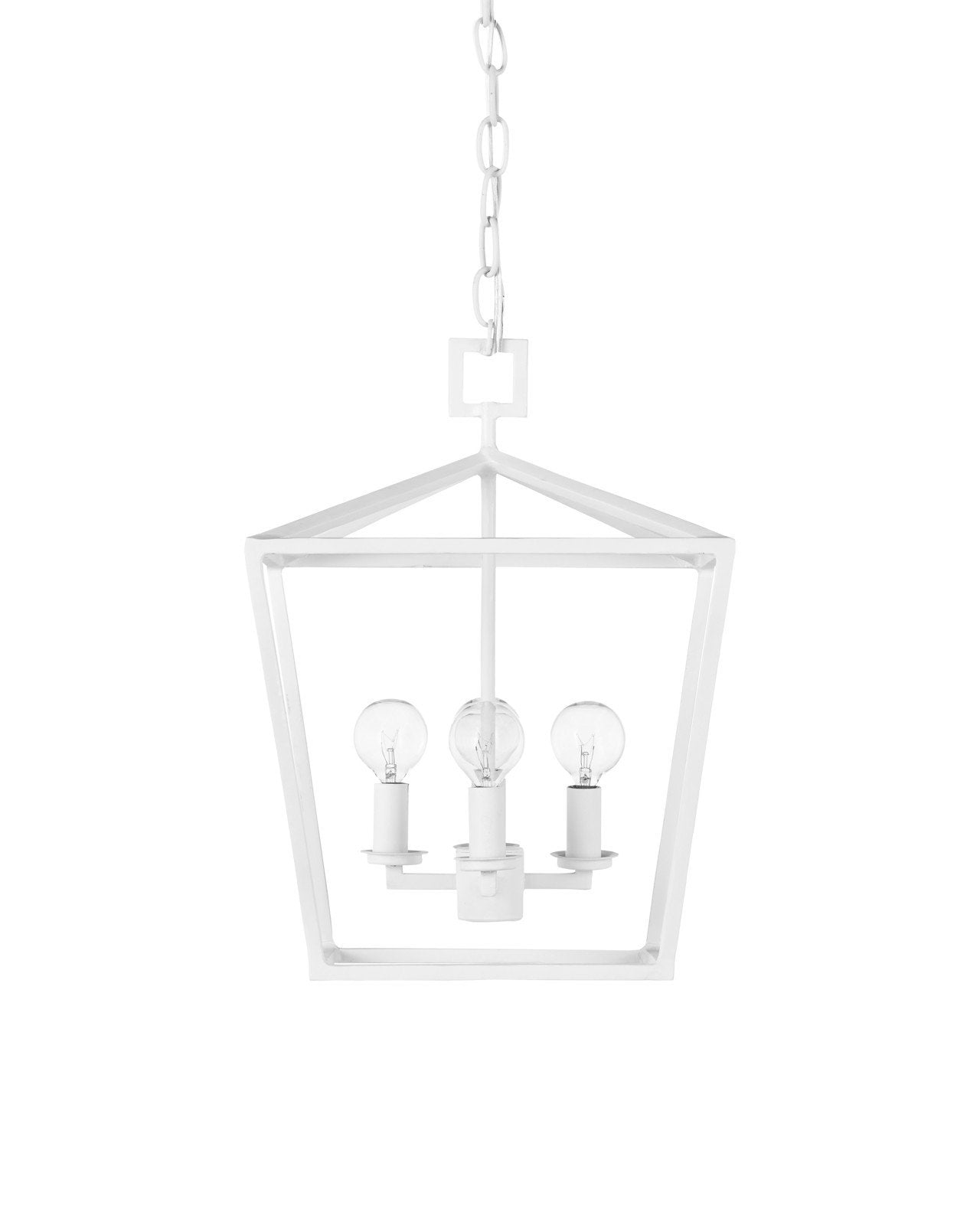 Denison Small White Lantern