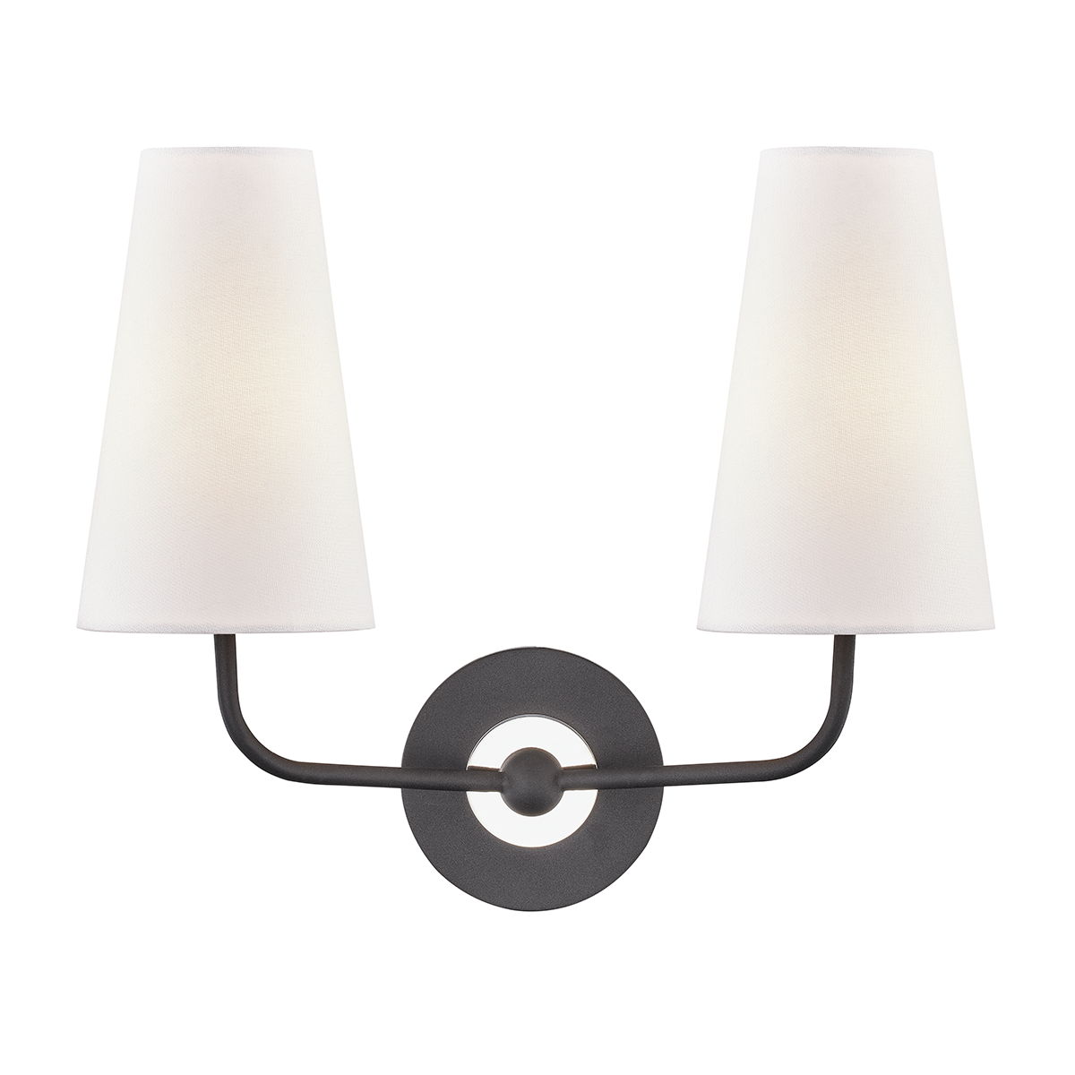 Merri 2 Light Wall Sconce-Mitzi-HVL-H318102-PN/BK-Outdoor Wall SconcesPolished Nickel/Black-2-France and Son