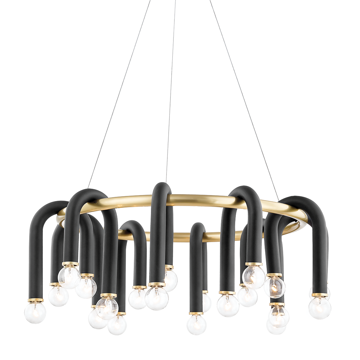 Whit 20 Light Chandelier-Mitzi-HVL-H382820-AGB/BK-ChandeliersAged Brass-1-France and Son