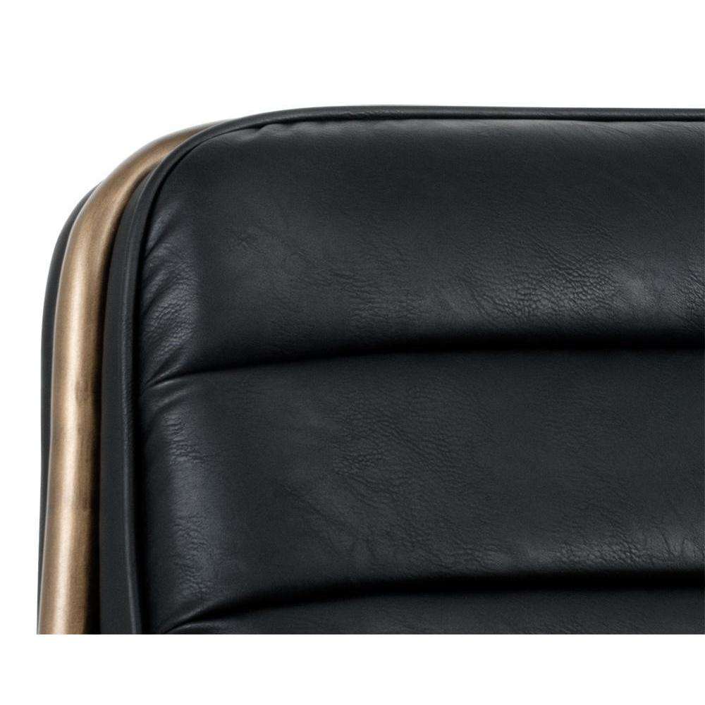 Lincoln Lounge Chair - Rustic Bronze - Vintage Black-Sunpan-SUNPAN-102583-Lounge Chairs-6-France and Son
