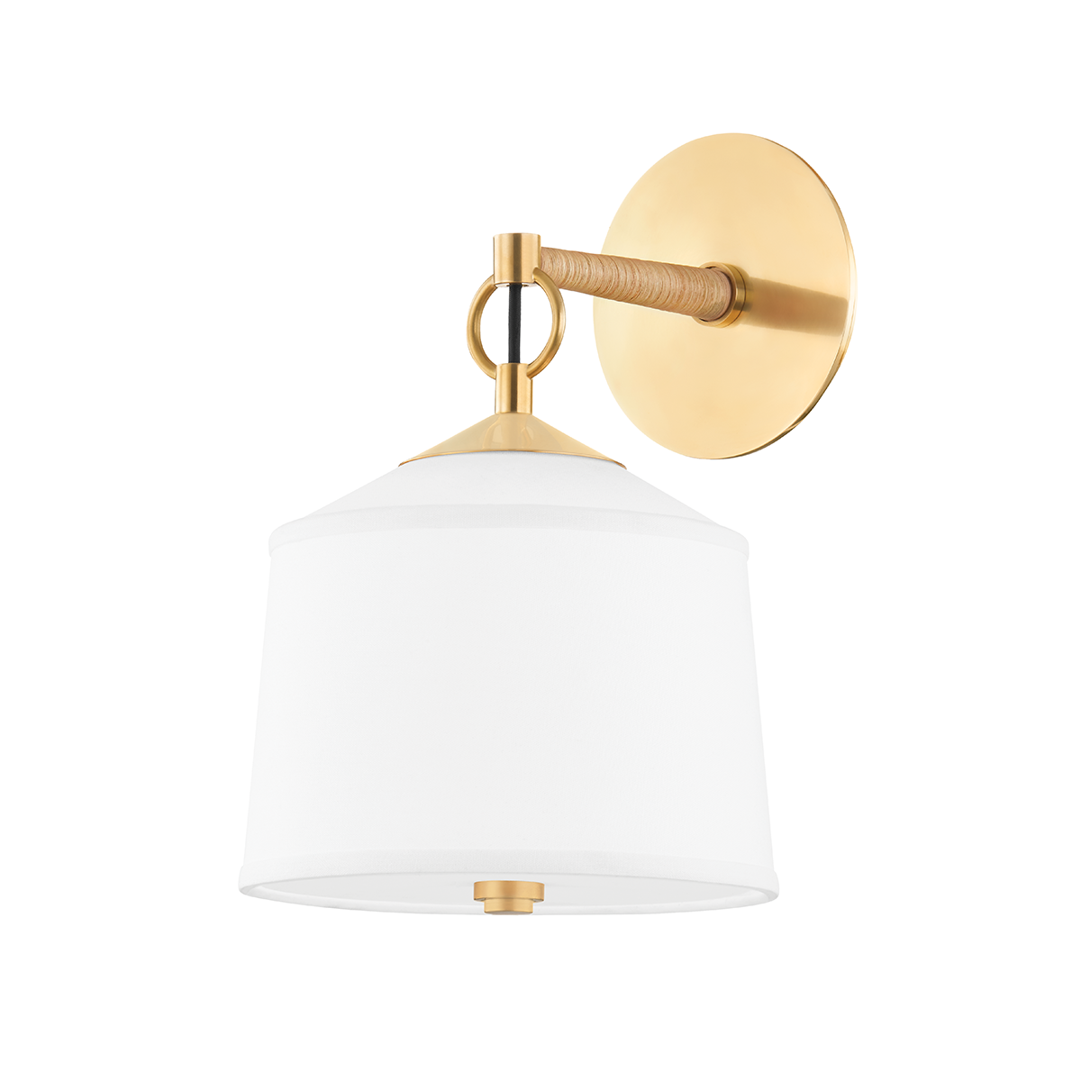 White Plains - 1 Light Wall Sconce-Hudson Valley-HVL-5200-AGB-Outdoor Wall Sconces-1-France and Son