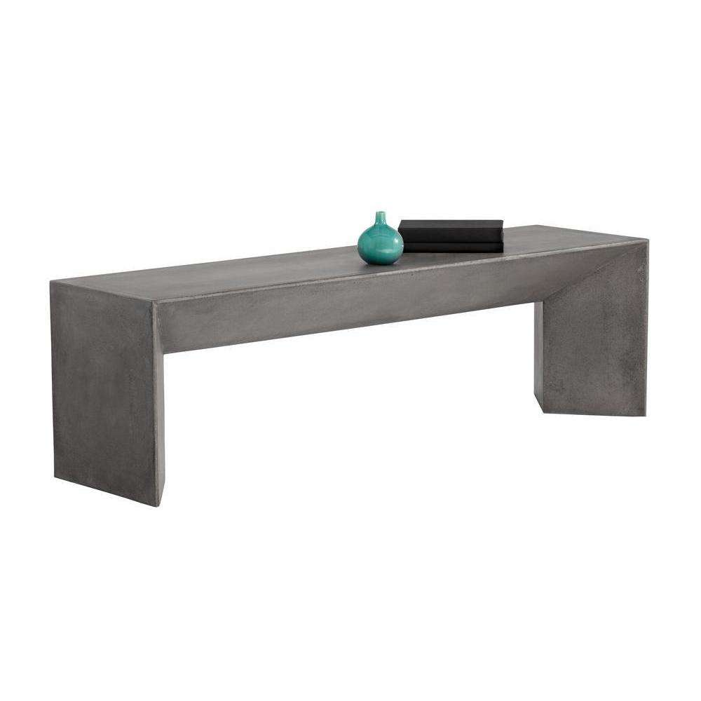 Nomad Bench-Sunpan-SUNPAN-102191-BenchesGrey-5-France and Son