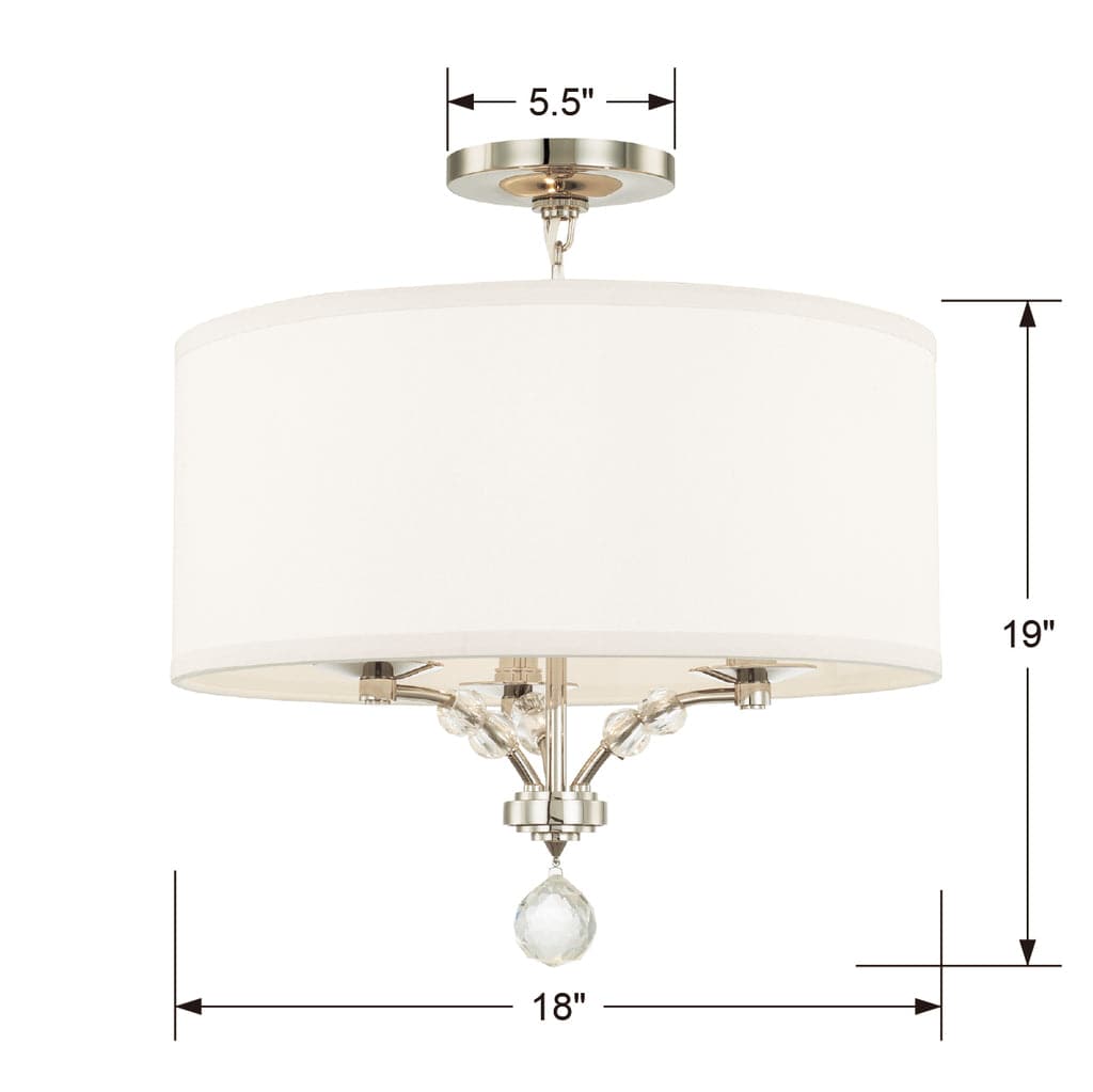 Mirage 3 Light Semi-Flush-Crystorama Lighting Company-CRYSTO-8005-PN_CEILING-Pendants-2-France and Son