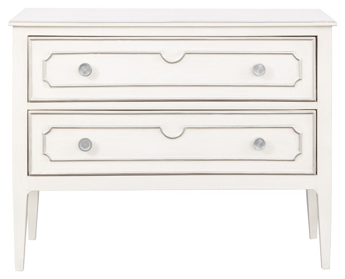 Camille Chest - Linen - Walnut Solids and Veneers