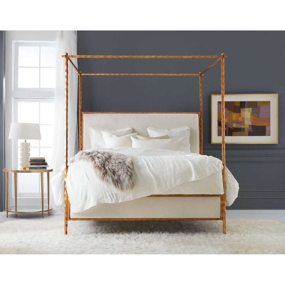 Organic Bed-Gold Leaf-Queen