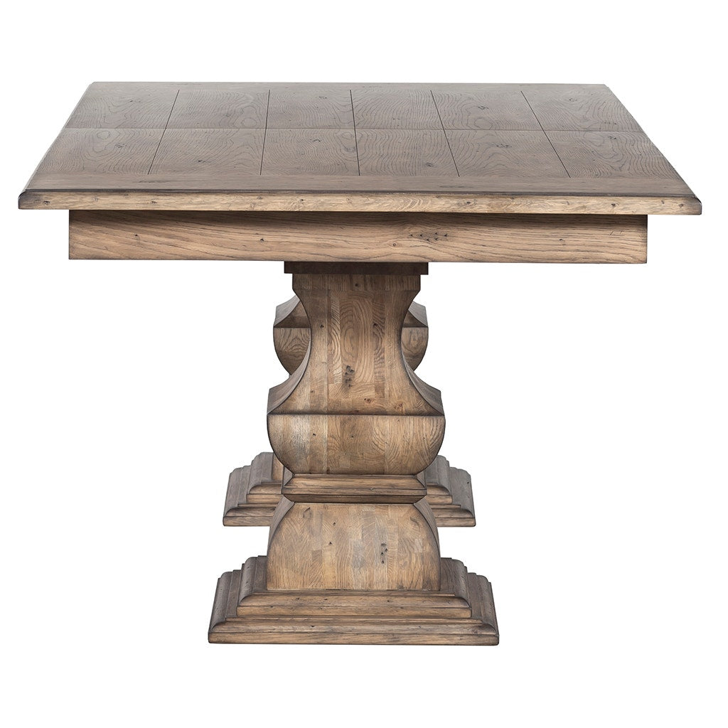 Arcadian Dining Table - Burnished Oak - White Oak Solids & Veneers