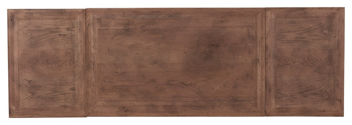 Arcadian Farmhouse Draw Leaf Dining Table - Burnished Oak - White Oak Solids & Veneers