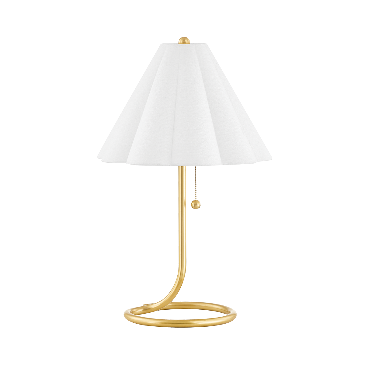 Martha 1 Light Table Lamp Aged Brass-Mitzi-HVL-HL653201-AGB-Table Lamps-1-France and Son