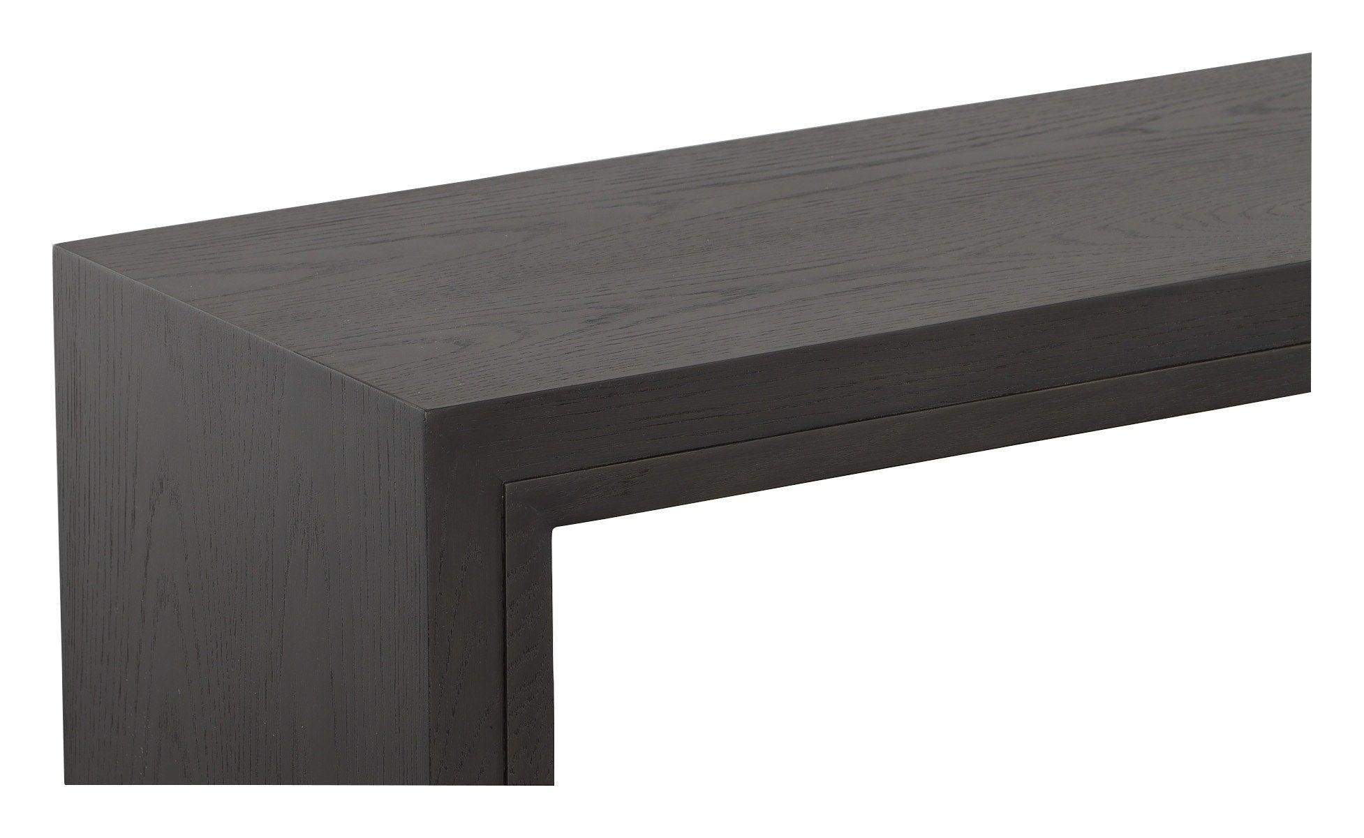 Helena Console Table - Charcoal - White Oak Solids and Veneers