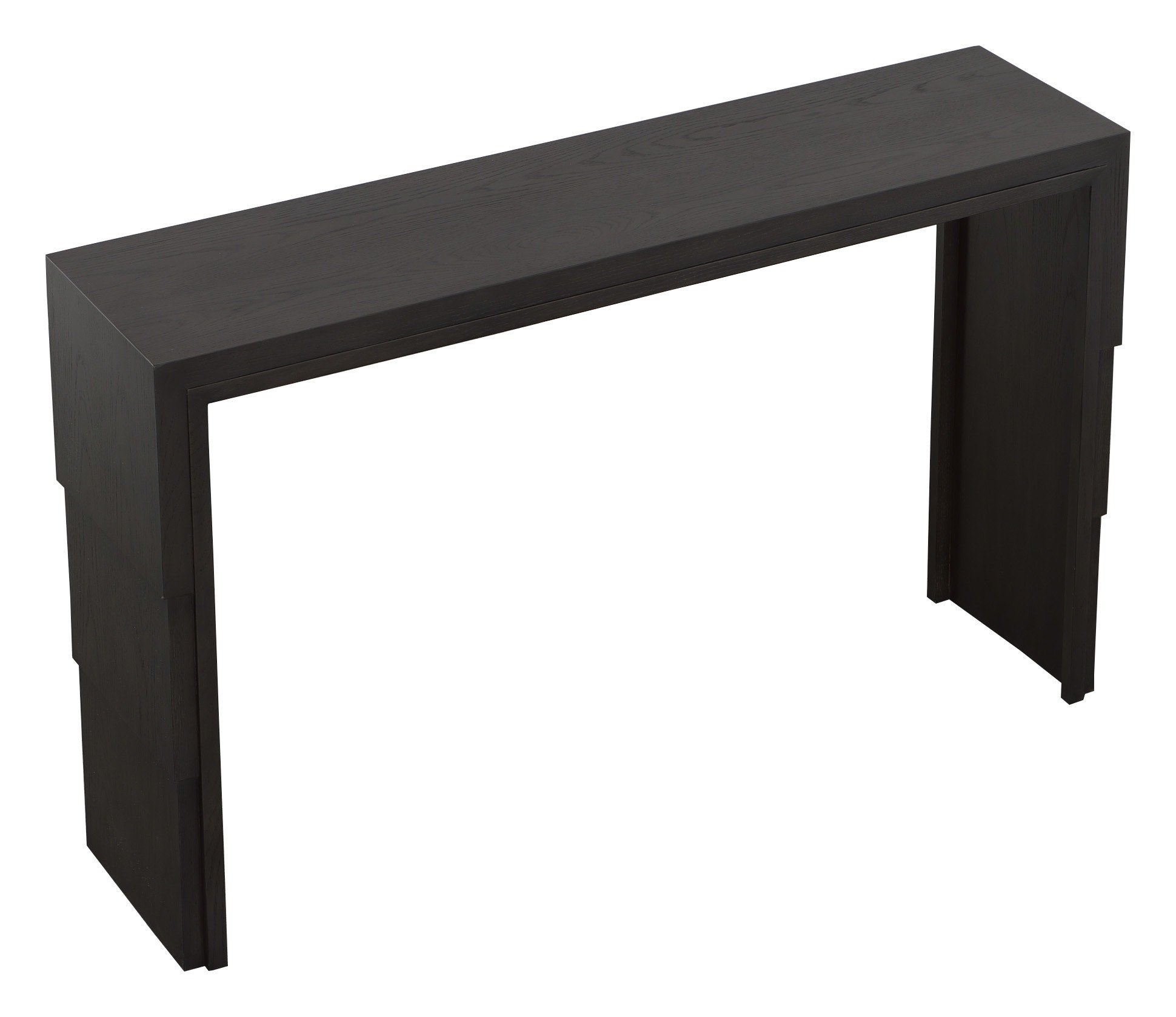 Helena Console Table - Charcoal - White Oak Solids and Veneers