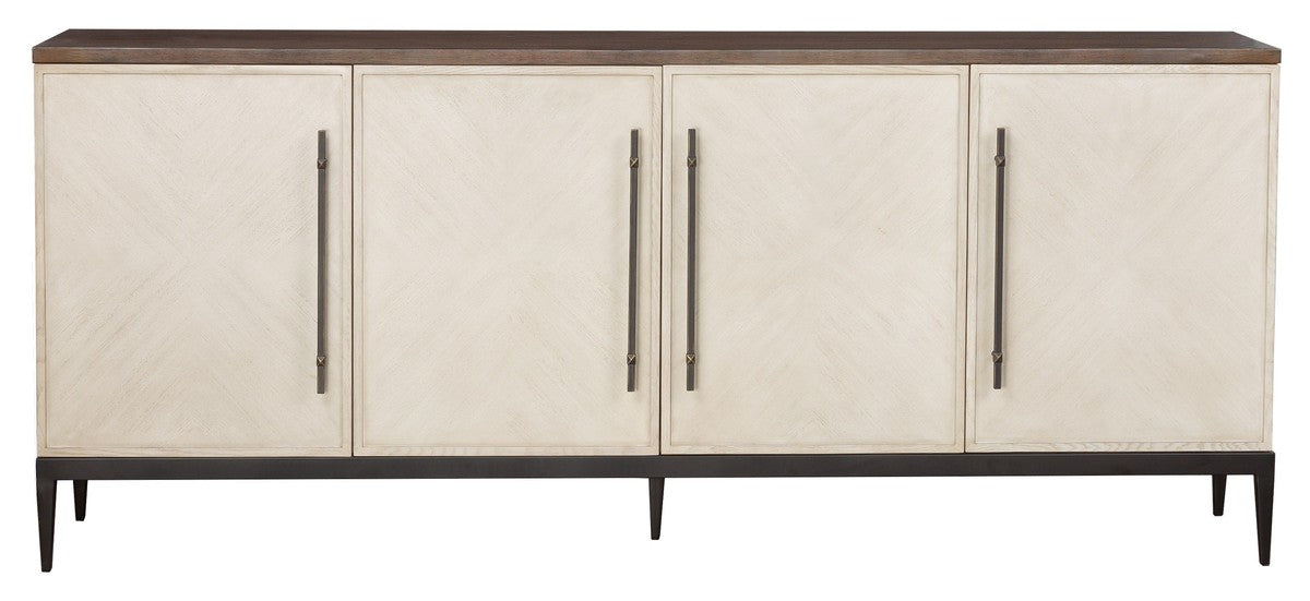 Phoenix Credenza - Grecian Clay - Figured Eucalyptus