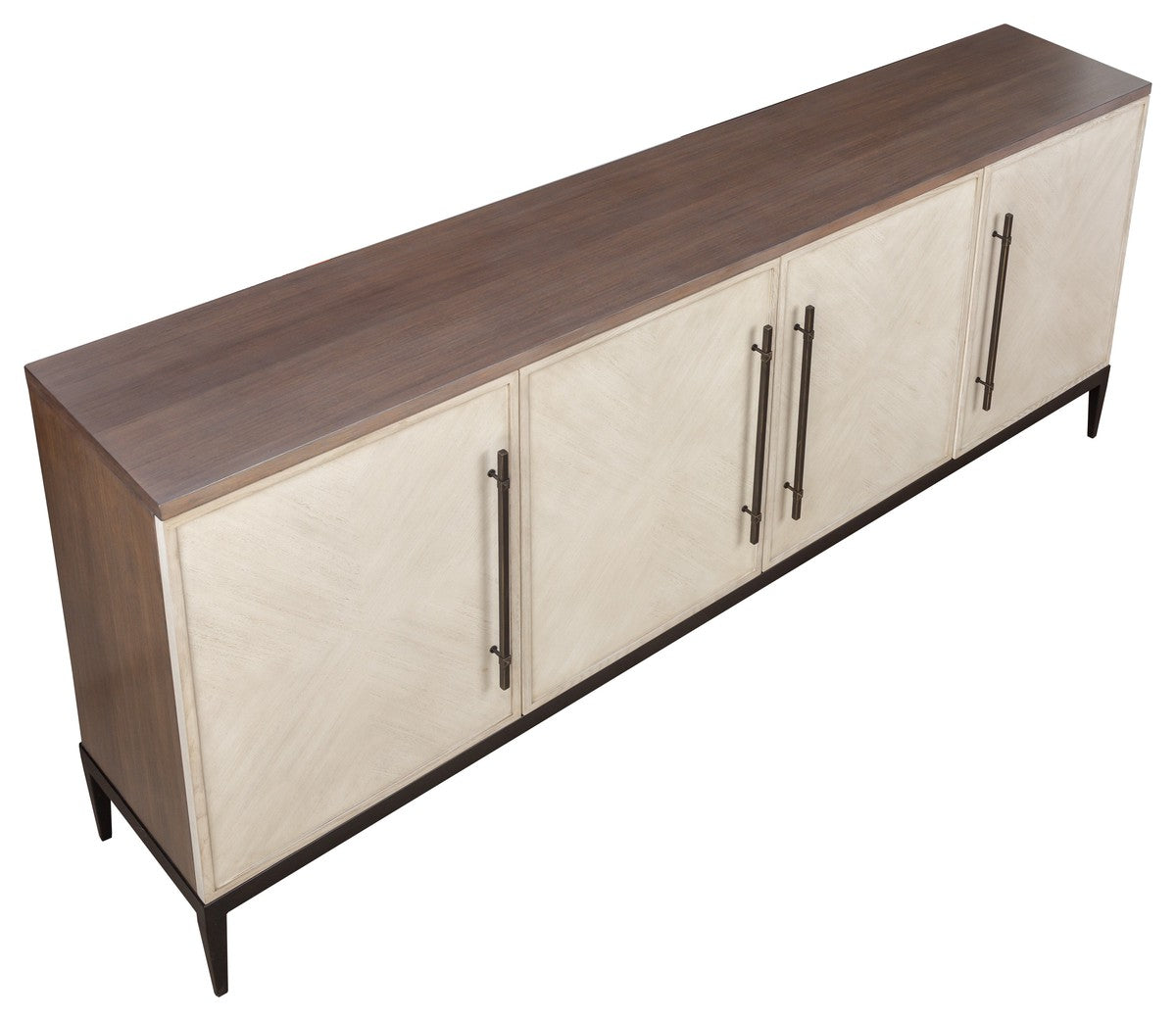 Phoenix Credenza - Grecian Clay - Figured Eucalyptus