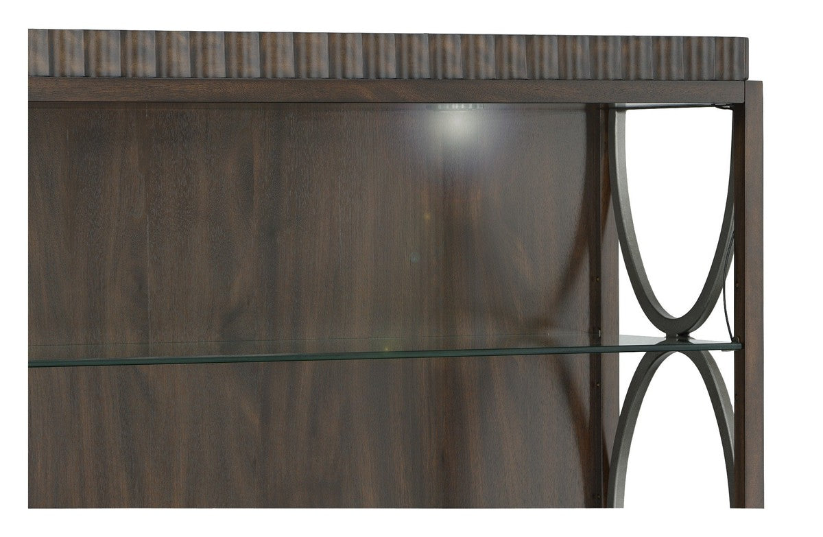 West Camden Lateral File Deck - Tahitian Pearl - Metal, Walnut Solids and Veneers