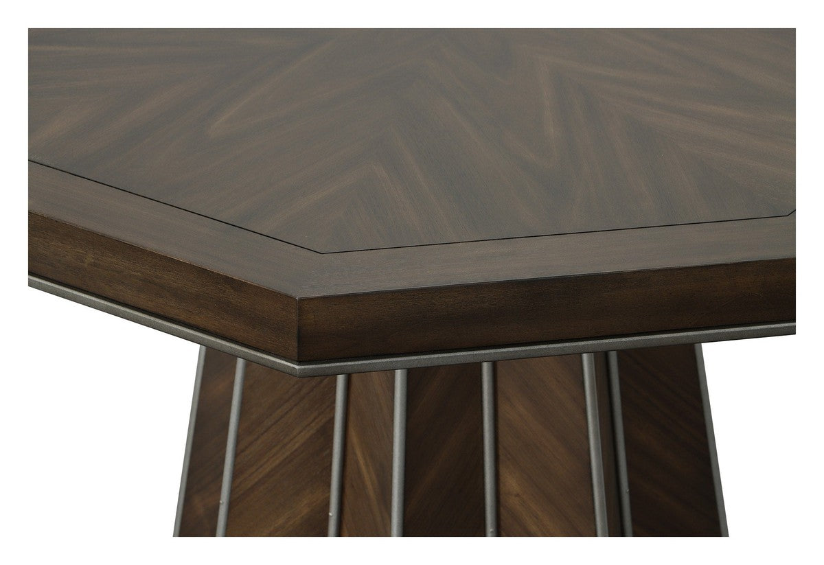 West Camden Center Hall Table - Tahitian Pearl - Walnut Solids and Veneers