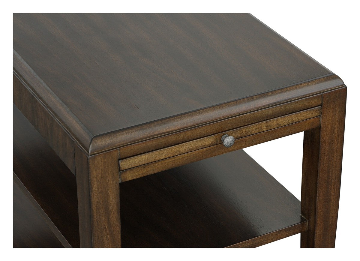 West Camden End Table - Tahitian Pearl - Walnut Solids and Veneers