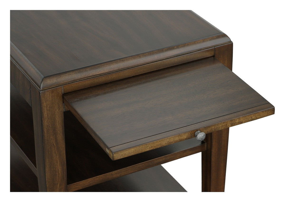 West Camden End Table - Tahitian Pearl - Walnut Solids and Veneers