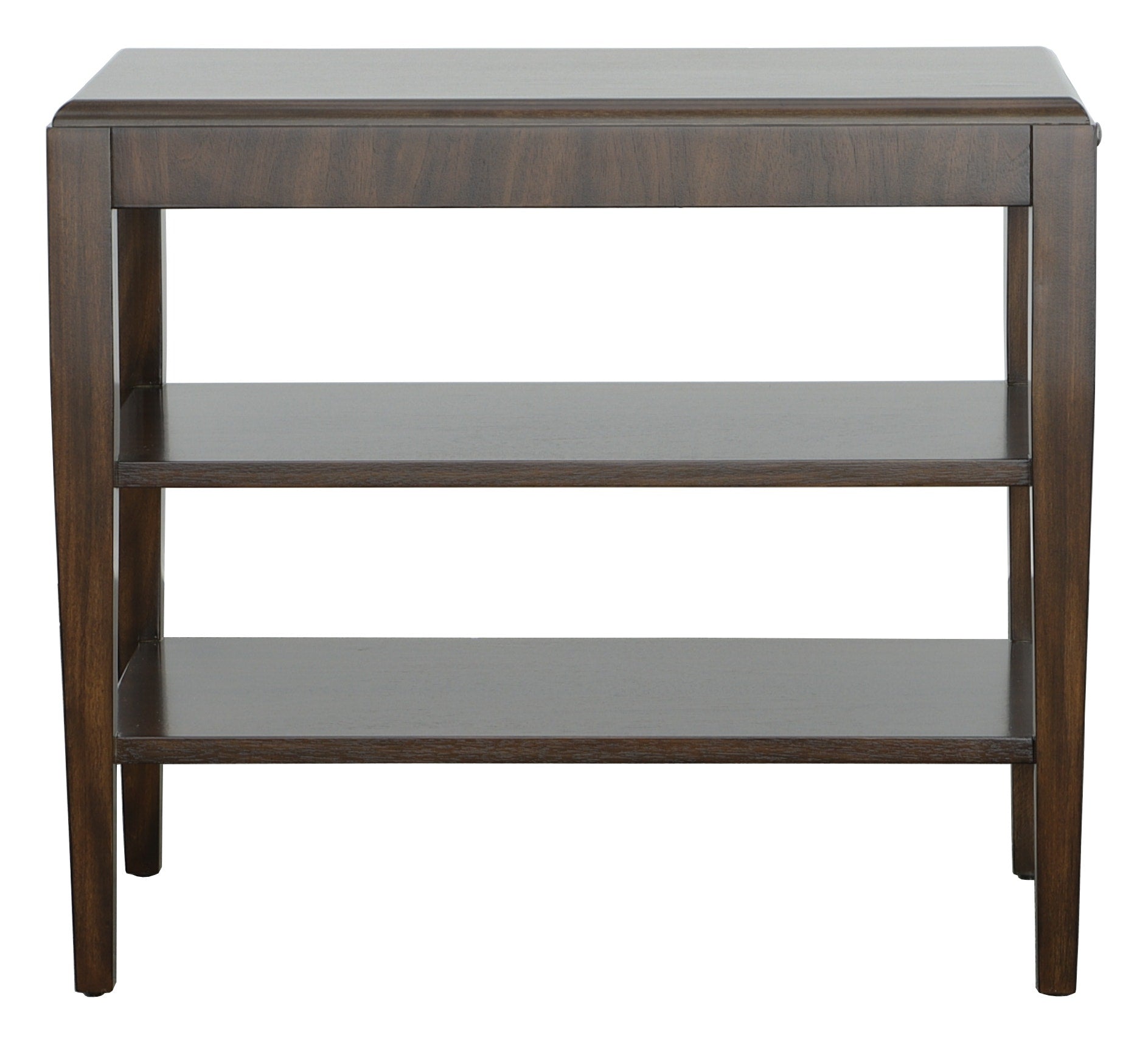 West Camden End Table - Tahitian Pearl - Walnut Solids and Veneers