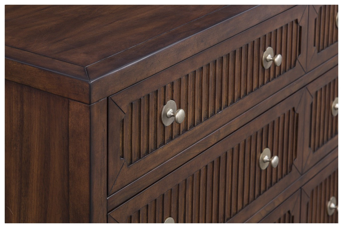 West Camden Dresser - Tahitian Pearl - Walnut,Metal Accents