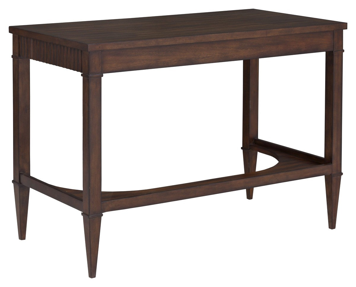 West Camden Desk - Tahitian Pearl - Walnut,Metal Accents