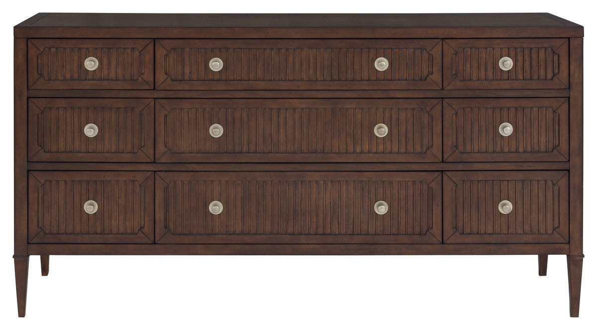 West Camden Dresser - Tahitian Pearl - Walnut,Metal Accents