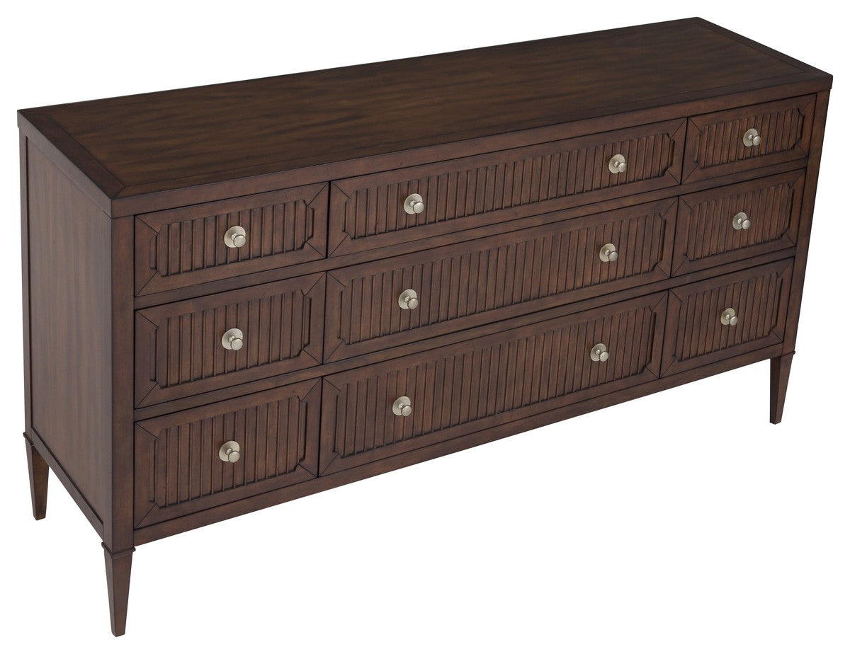 West Camden Dresser - Tahitian Pearl - Walnut,Metal Accents