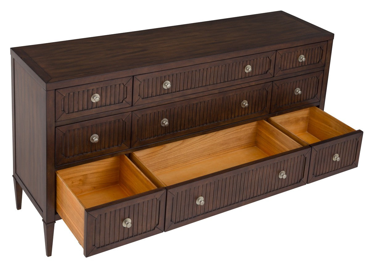 West Camden Dresser - Tahitian Pearl - Walnut,Metal Accents