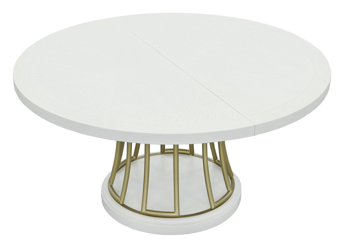 East Camden Dining Table - Pearl - Poplar Solids & Veneers