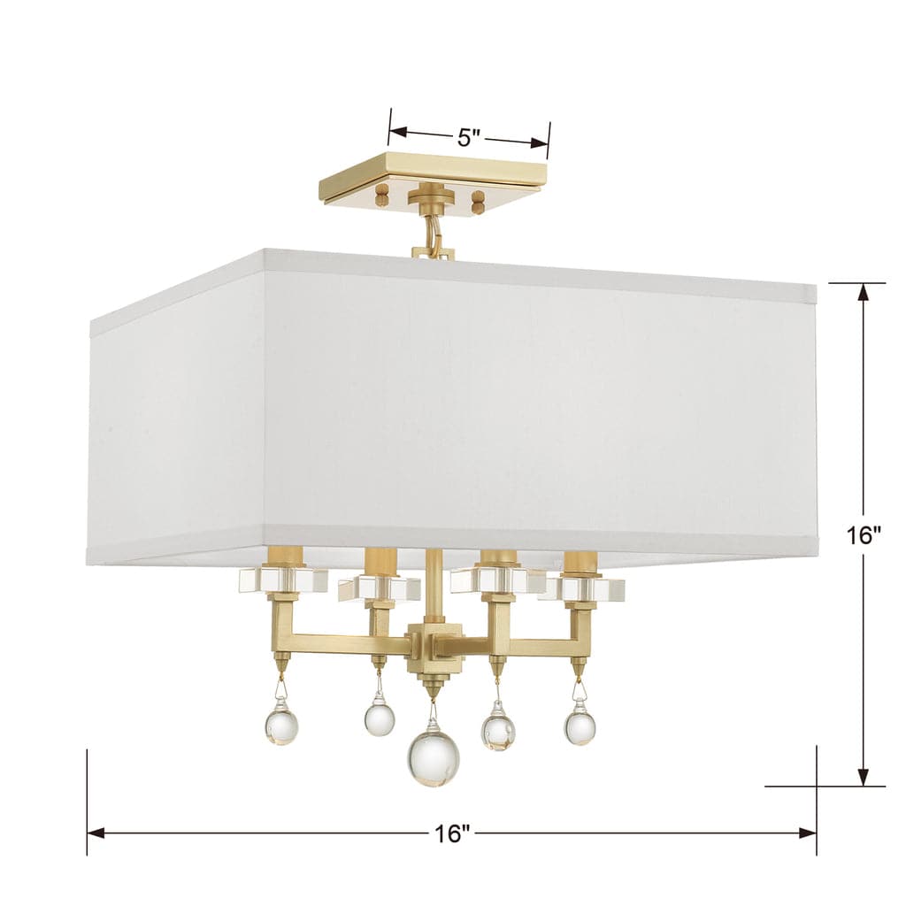 Paxton 4 Light Semi-Flush-Crystorama Lighting Company-CRYSTO-8105-AG_CEILING-Flush MountsAged Brass-3-France and Son