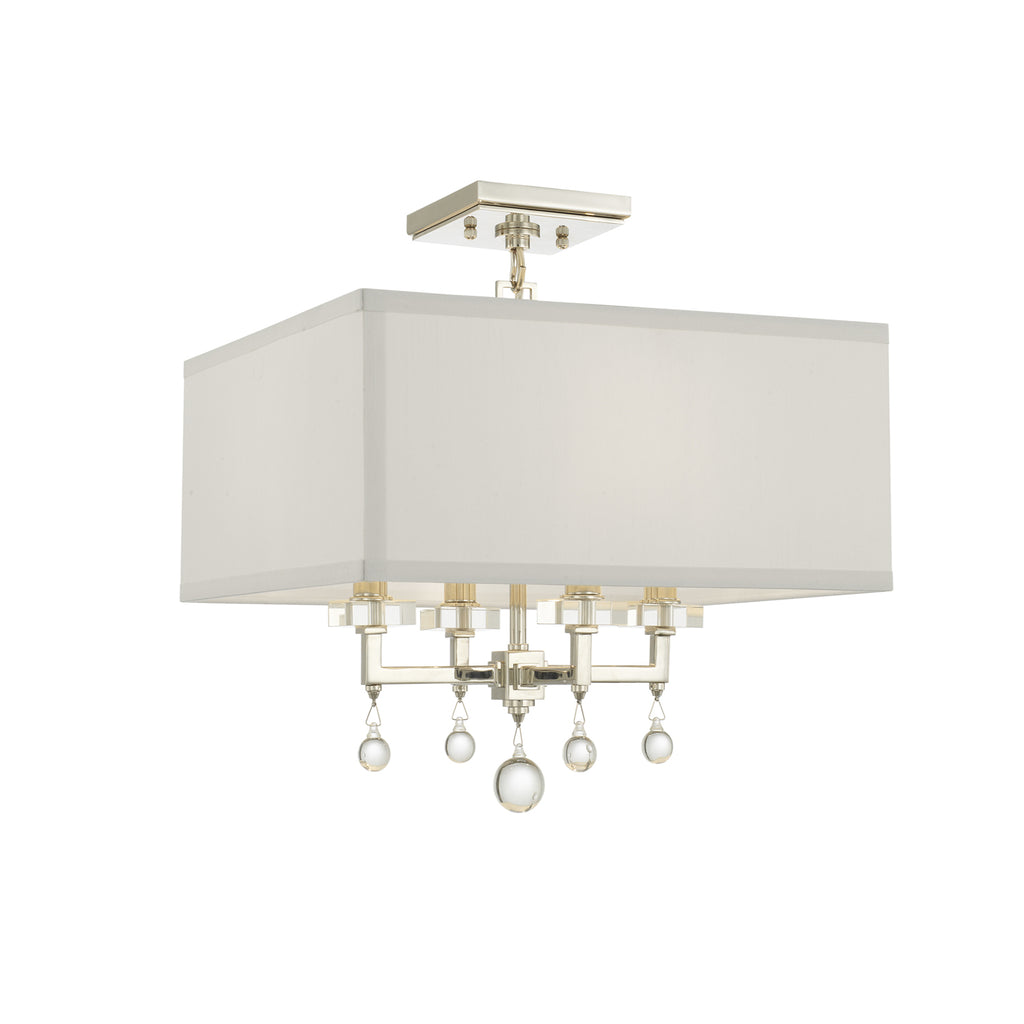 Paxton 4 Light Semi-Flush-Crystorama Lighting Company-CRYSTO-8105-PN_CEILING-Flush MountsPolished Nickel-2-France and Son