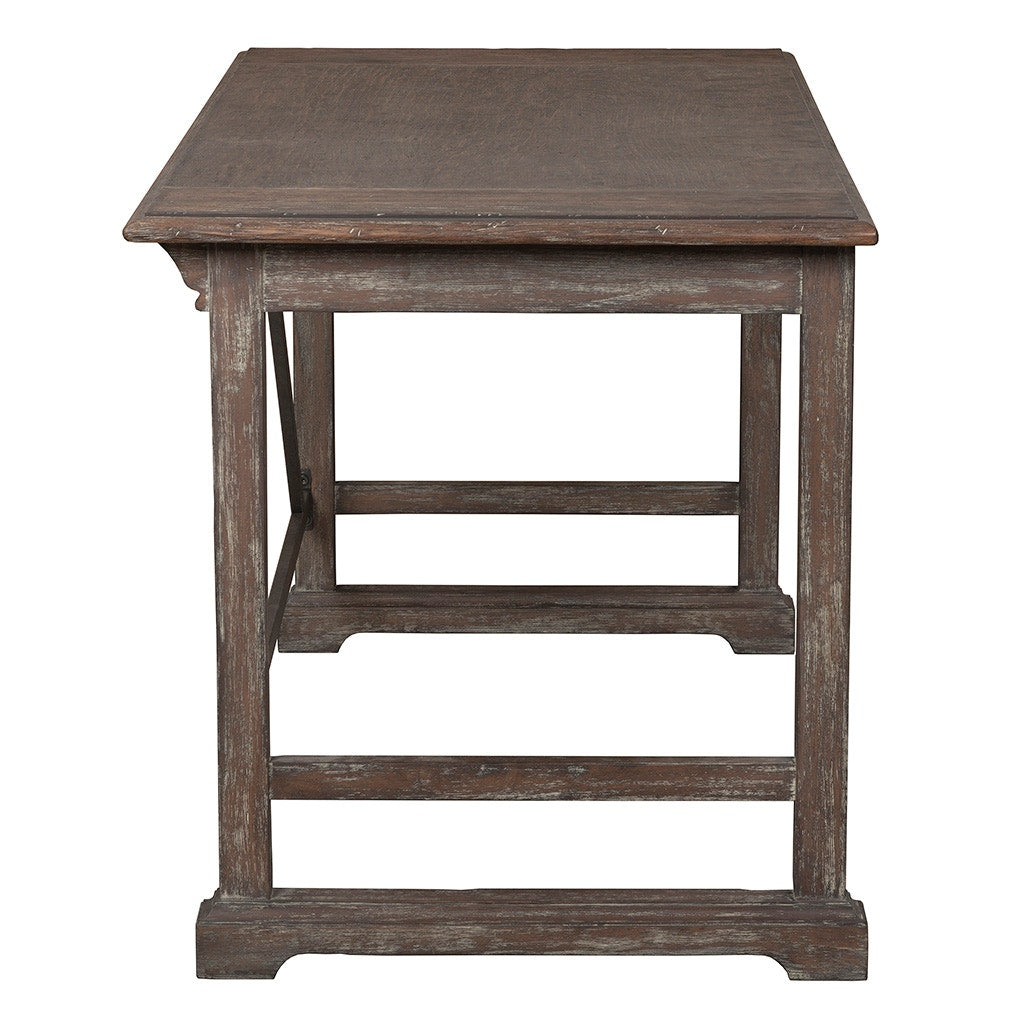 Rustique Writing Desk - Rustique - Quartered Elm, Ash Solids & Veneers