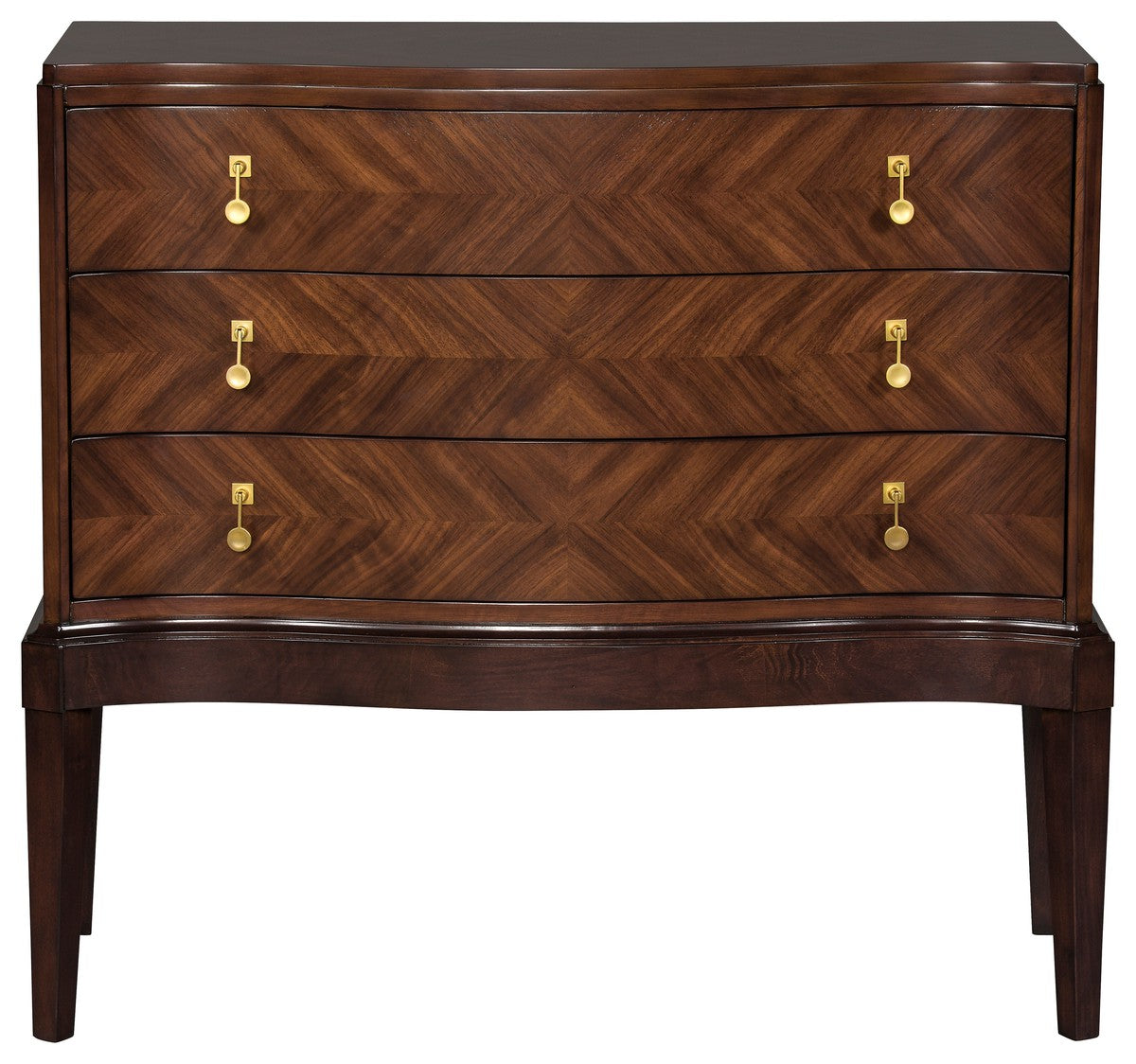 Park West Chest - Venezia - Birch Solids with Book Matched Asian Cherry Veneers