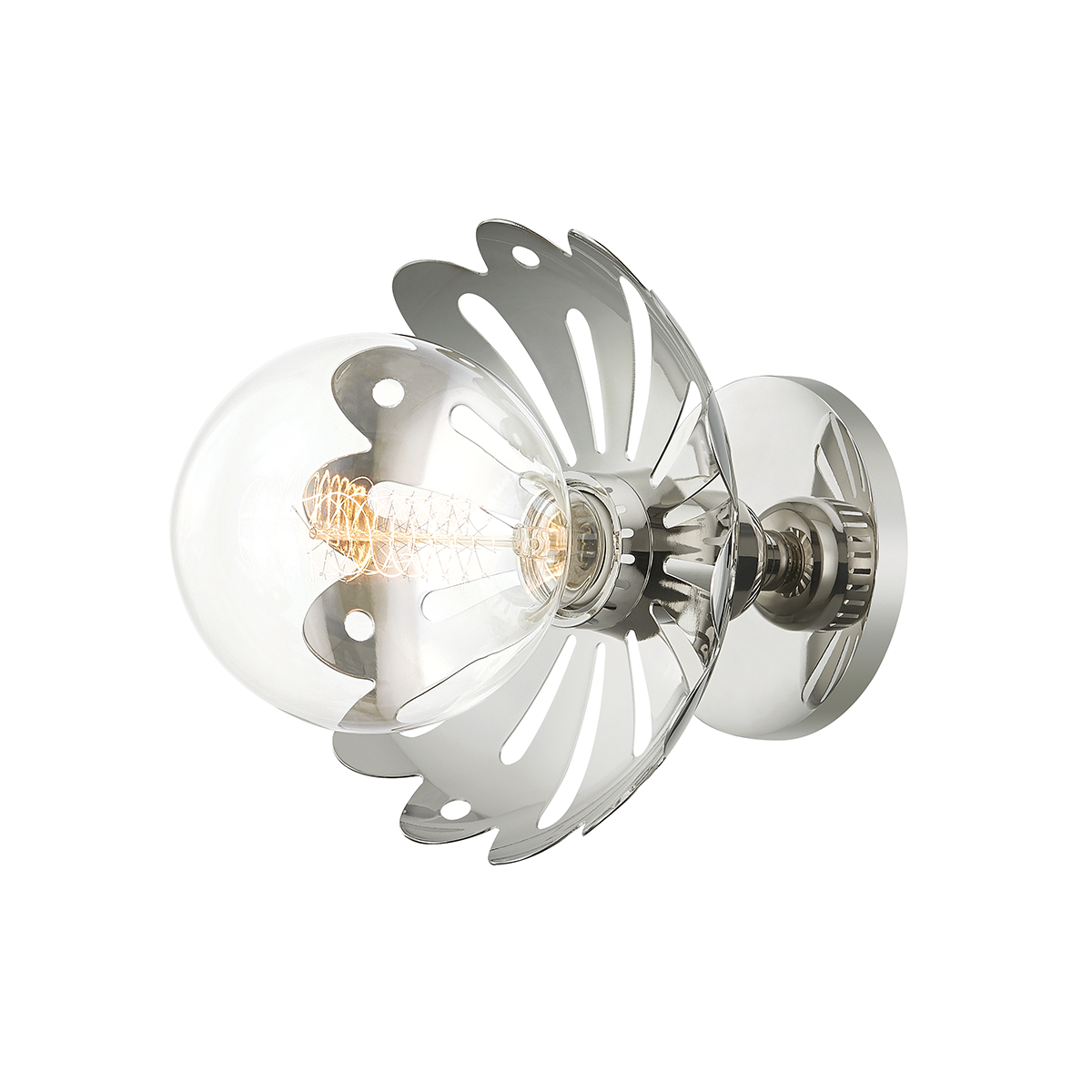 Alyssa 1 Light Wall Sconce-Mitzi-HVL-H353101-PN-Outdoor Wall SconcesPolished Nickel-3-France and Son