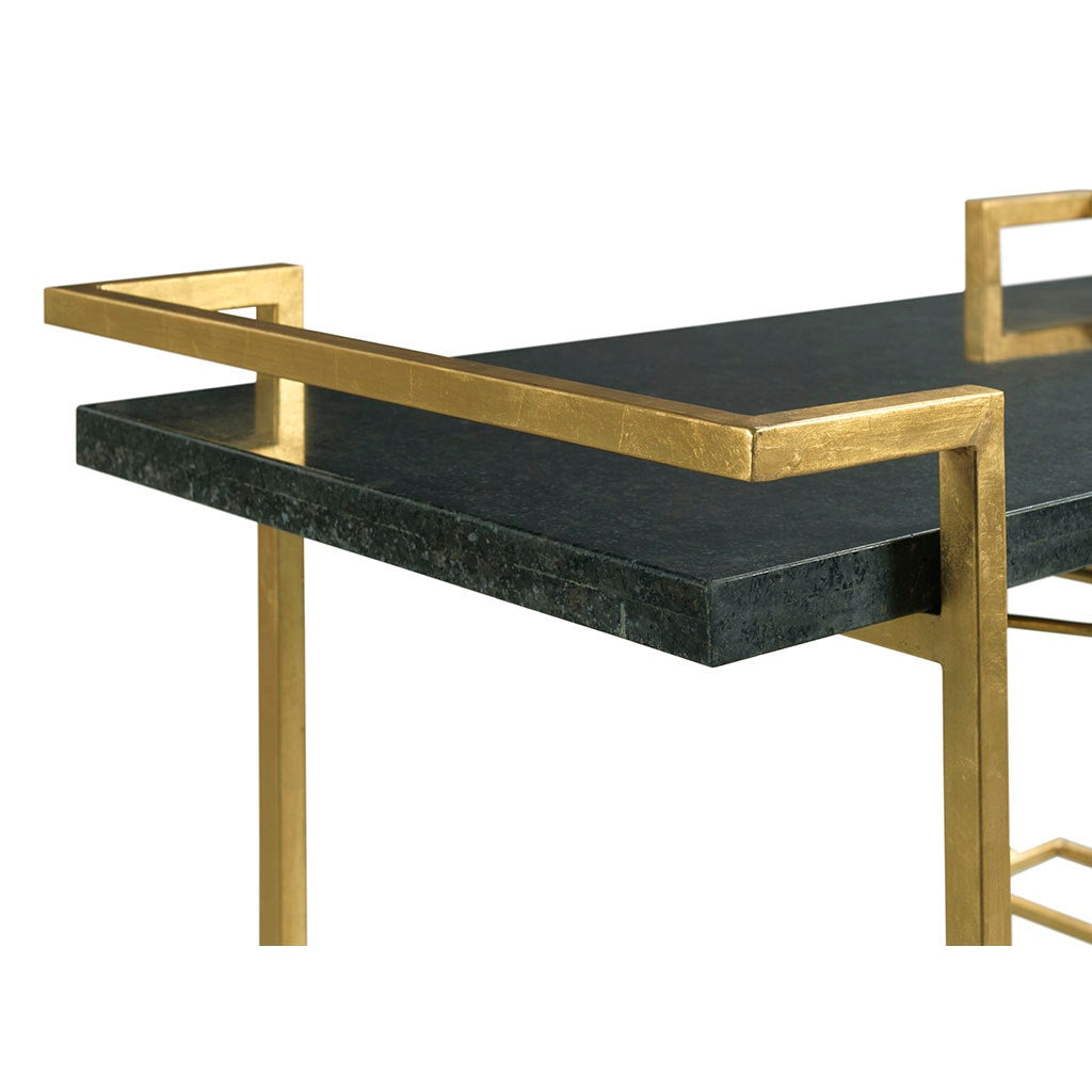 Origins Bar Cart - Gold Leaf - Mango Solids