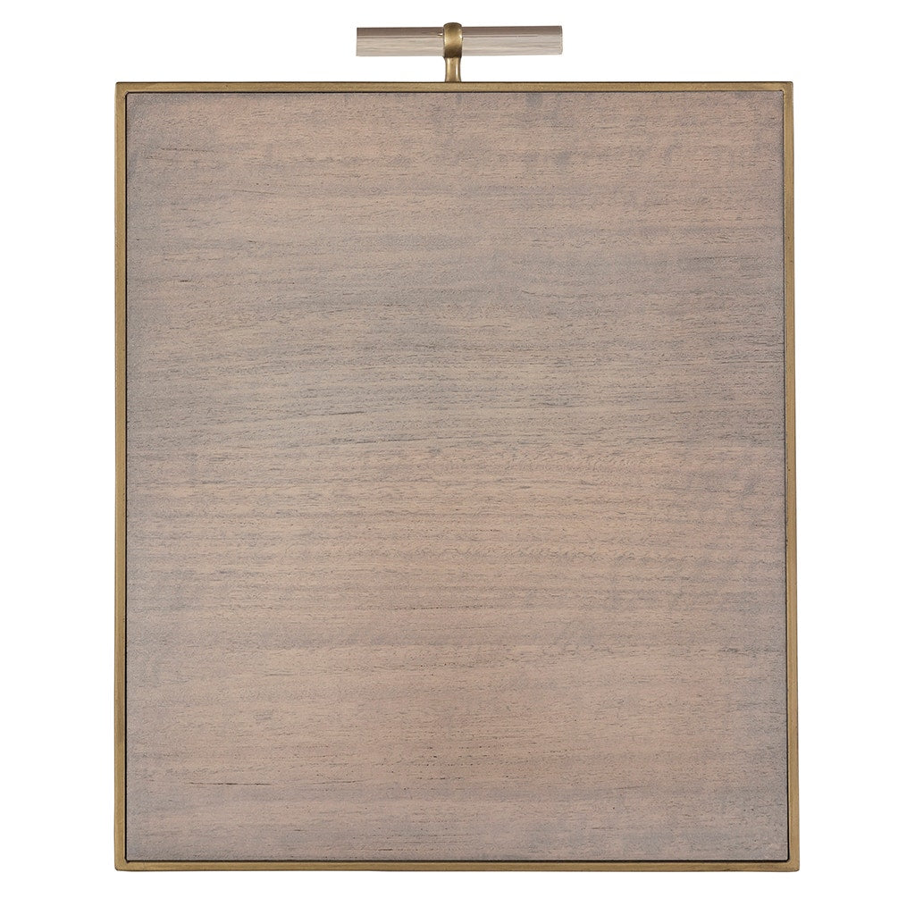 Park Avenue Mobile File - Grecian Clay - Oak Solids, Figured Eucalyptus Veneer,Metal