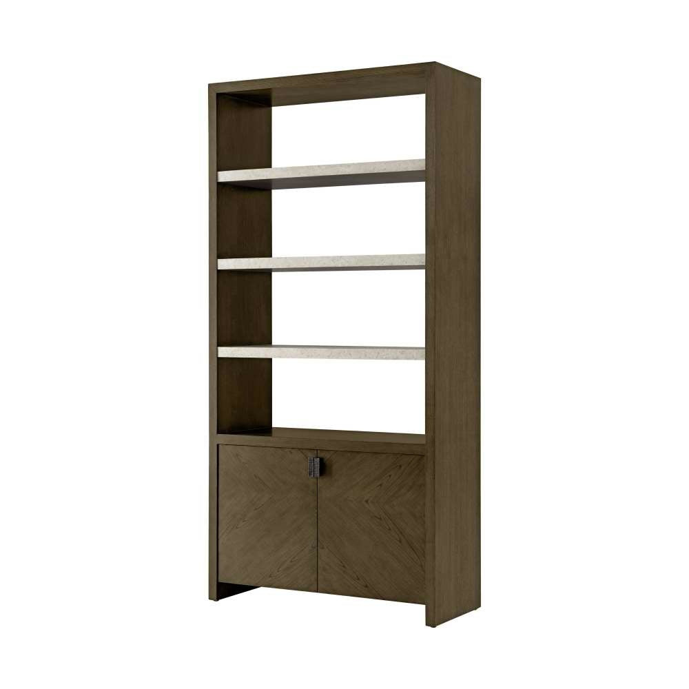 Catalina Bookcase-Theodore Alexander-THEO-TA63007.C301-Bookcases & CabinetsEarth-1-France and Son