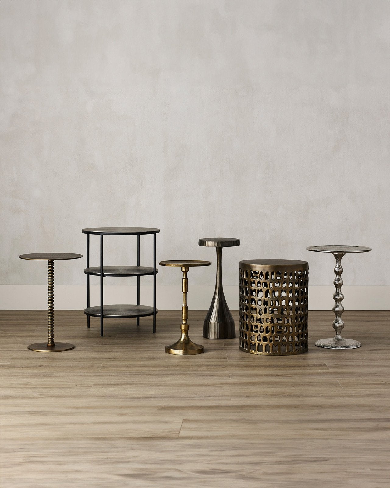 Luca Brass Drinks Table