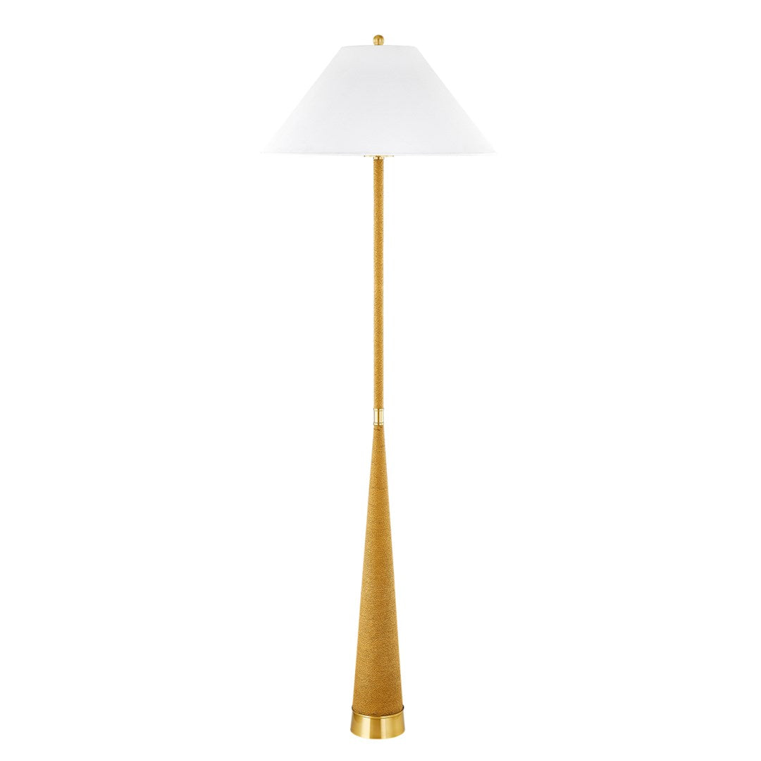 Indie 1 Light Floor Lamp-Mitzi-HVL-HL804401-AGB-Floor Lamps-1-France and Son