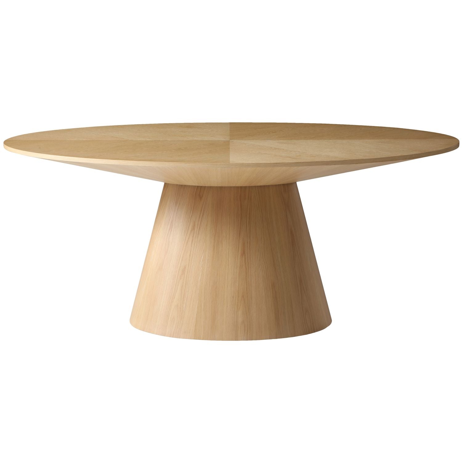 Gavin Oak Veneer Dining Table — Natural