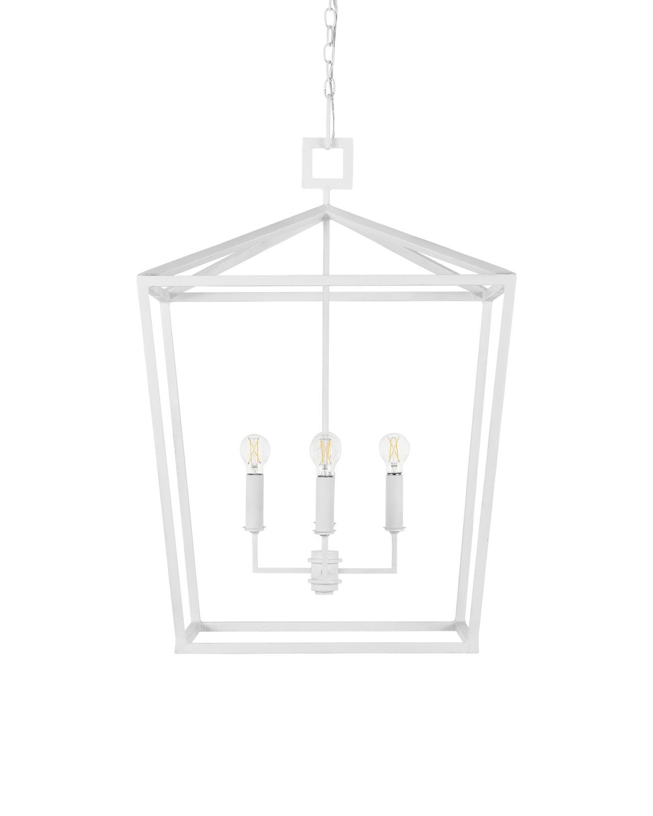 Denison Grande White Lantern