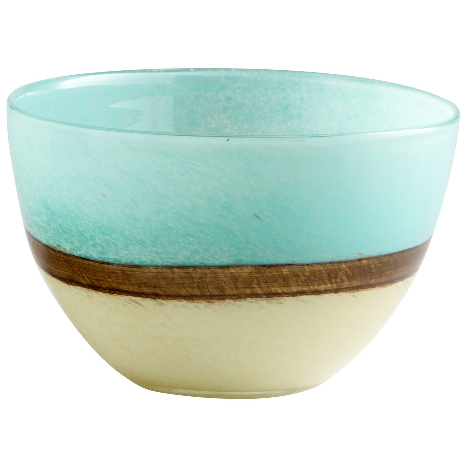 Turquoise Earth Vase-Cyan Design-CYAN-05873-VasesMedium-1-France and Son