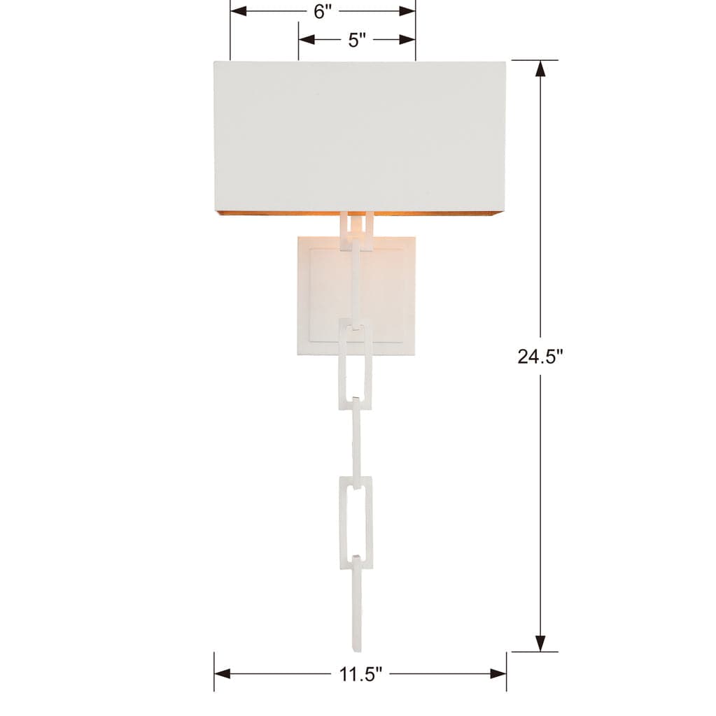 Brian Patrick Flynn For Crystorama Alston 2 Light Sconce-Crystorama Lighting Company-CRYSTO-8682-MT-GA-Outdoor Wall Sconces-4-France and Son