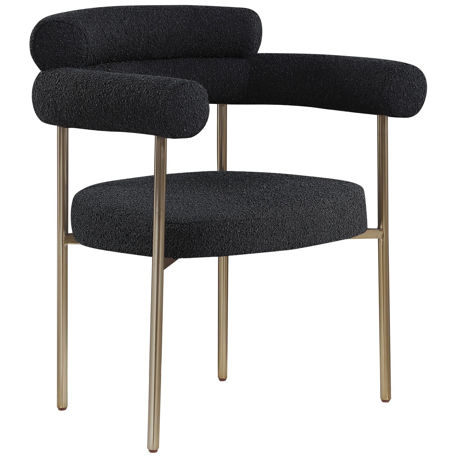 Blake Boucle Fabric Upholstered Dining Chair