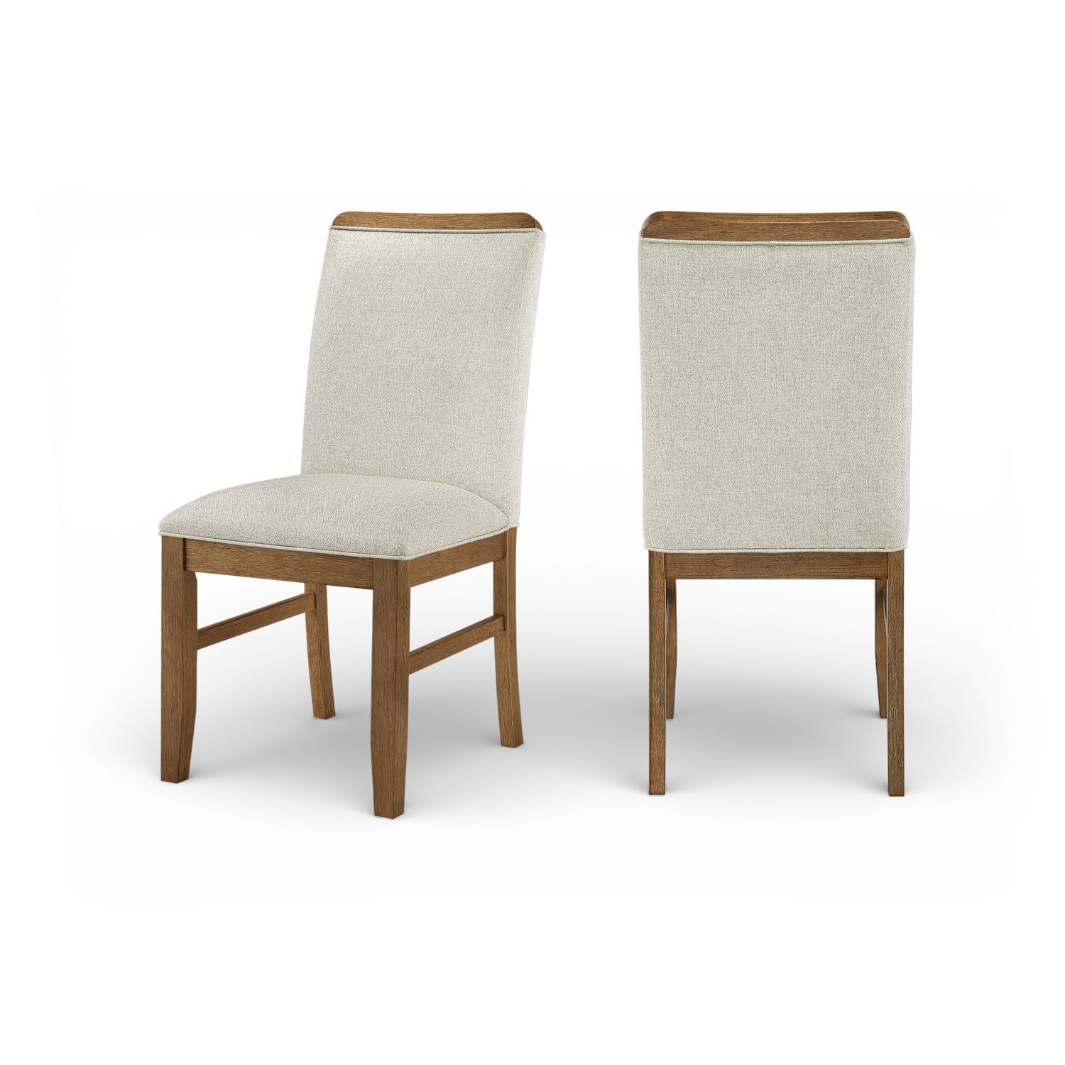 Ananda Beige Fabric Upholstered Dining Chair