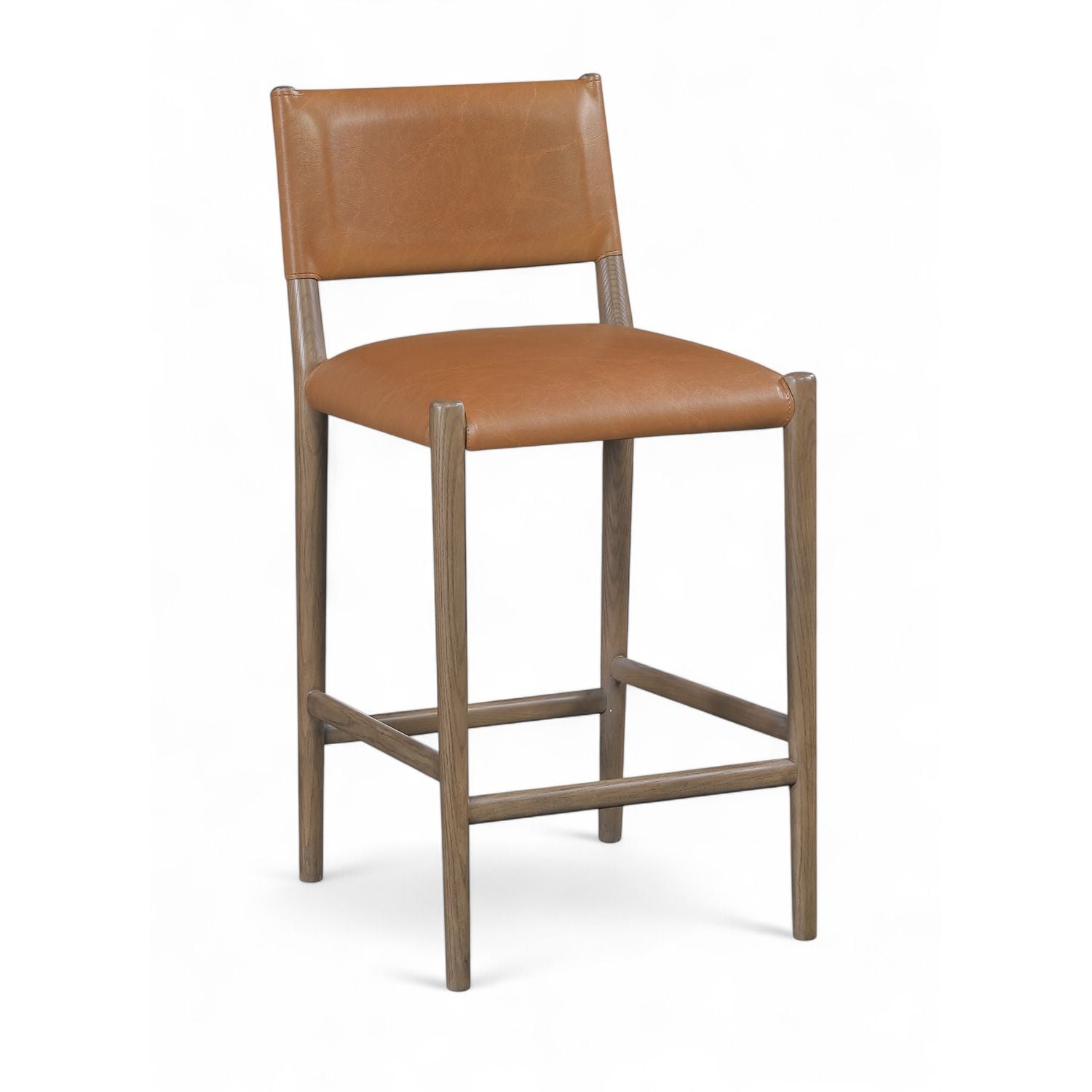 Andie Vegan Leather Upholstered Counter Stool