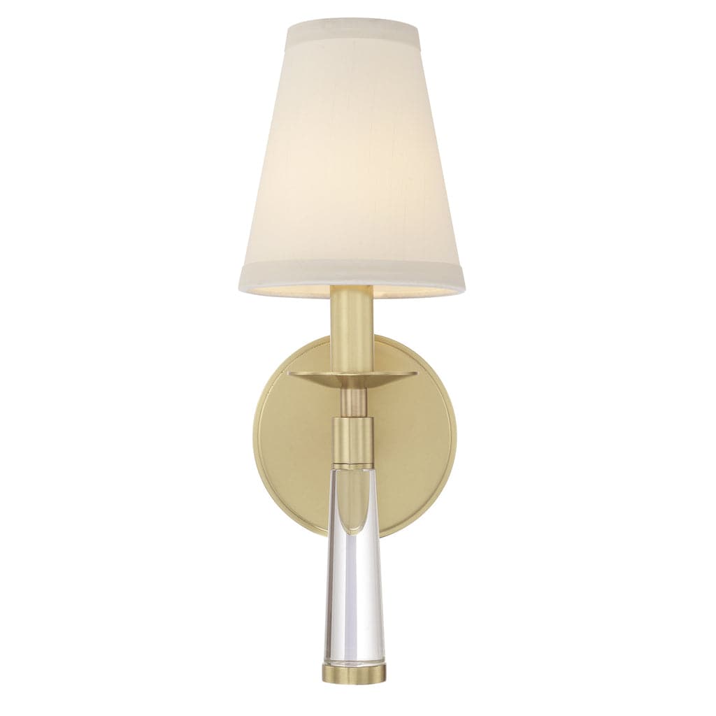 Baxter 1 Light Sconce-Crystorama Lighting Company-CRYSTO-8861-AG-Wall Lighting-2-France and Son