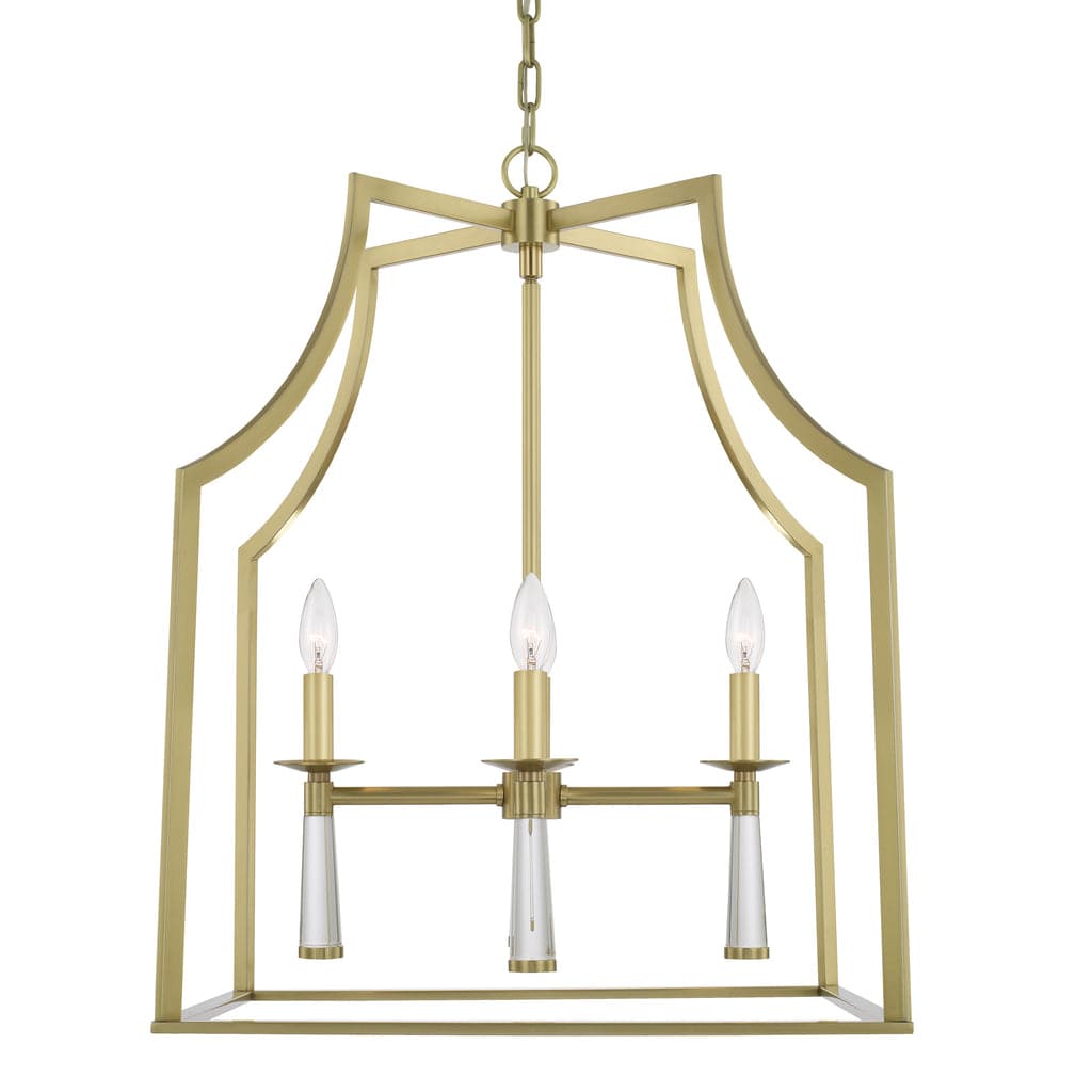 Baxter 4 Light Chandelier-Crystorama Lighting Company-CRYSTO-8864-AG-Chandeliers-5-France and Son