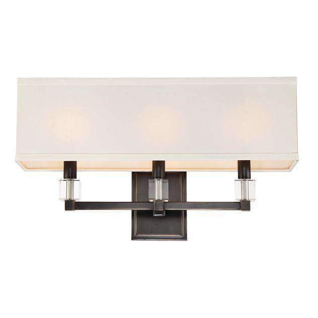 Dixon 3 Light Sconce-Crystorama Lighting Company-CRYSTO-8883-PN-Bathroom LightingPolished Nickel-1-France and Son