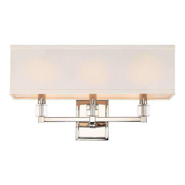 Dixon 3 Light Sconce-Crystorama Lighting Company-CRYSTO-8883-PN-Bathroom LightingPolished Nickel-2-France and Son